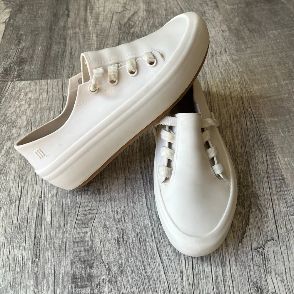 Melissa White Sneakers Jelly Size 6